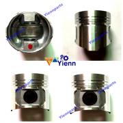 3TNS82 поршень для Yanmar экскаватор трактор погрузчик дизельный двигатель части: набор пистонов с заклепками и зажимами